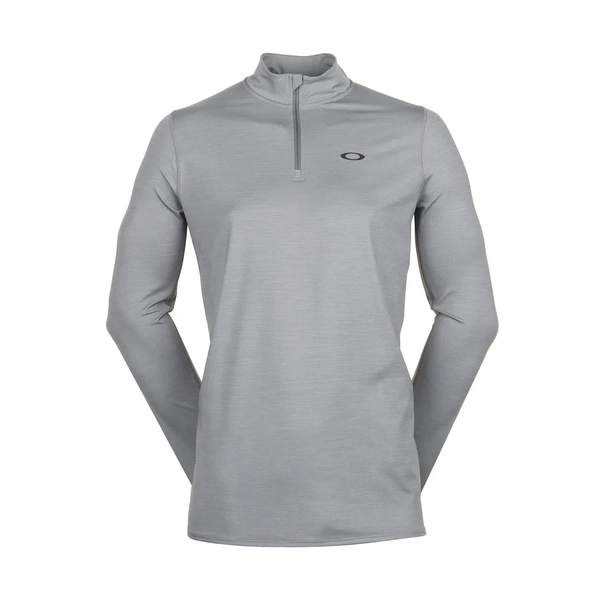 Oakley Gravity Range Men's Quarter Zip [STL GREY HTHR][S]
