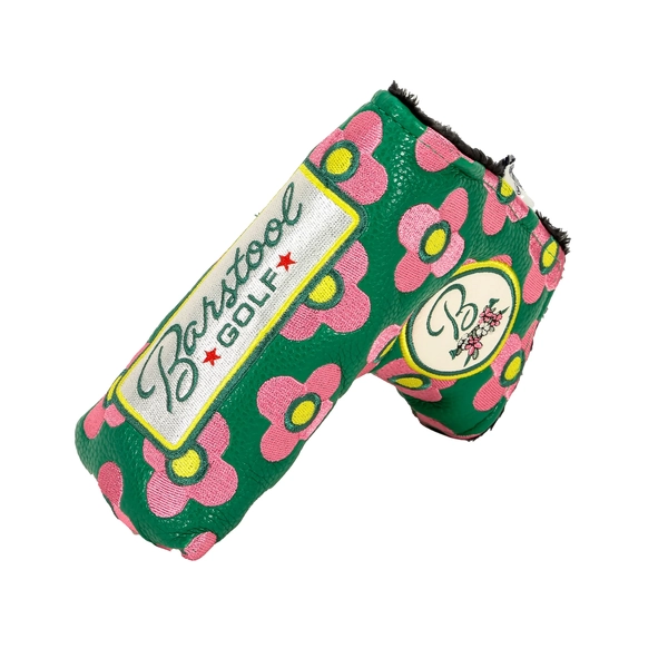 Barstool Sports Floral Blade Putter Head Cover [GREEN]