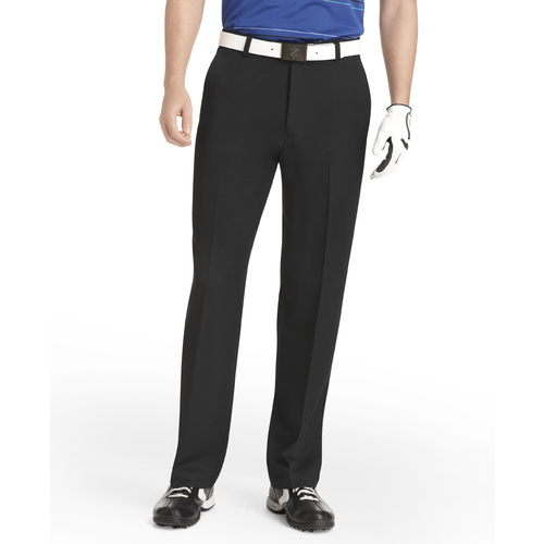 IZOD Basic Flat Front XFG Pant - Black [Size: 36]