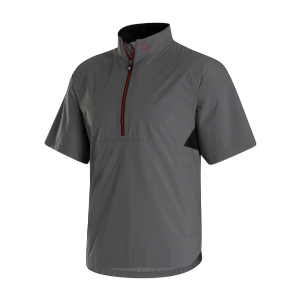FJ HydroLite X Short Sleeve Rain Shirt [CHAR/BLK][M]