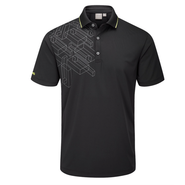 PING 1A Putter Men's Polo [Black] [L]