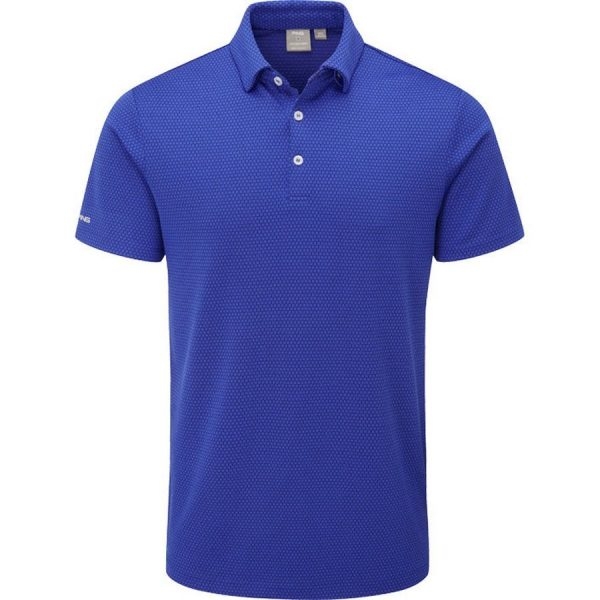 PING Halcyon Men's Polo [BLUE SURF][S]
