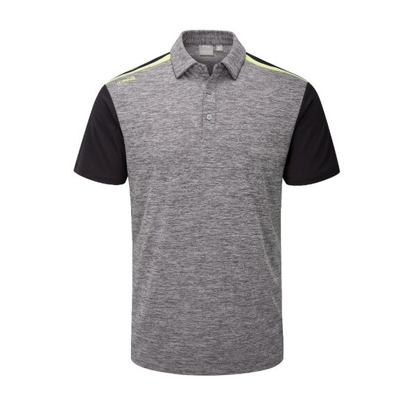 PING Malvern Men's Polo [Charcoal] [Size: L]
