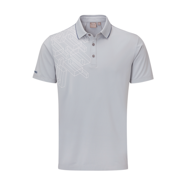 PING 1A Putter Men's Polo [QUARRY][Size: L]