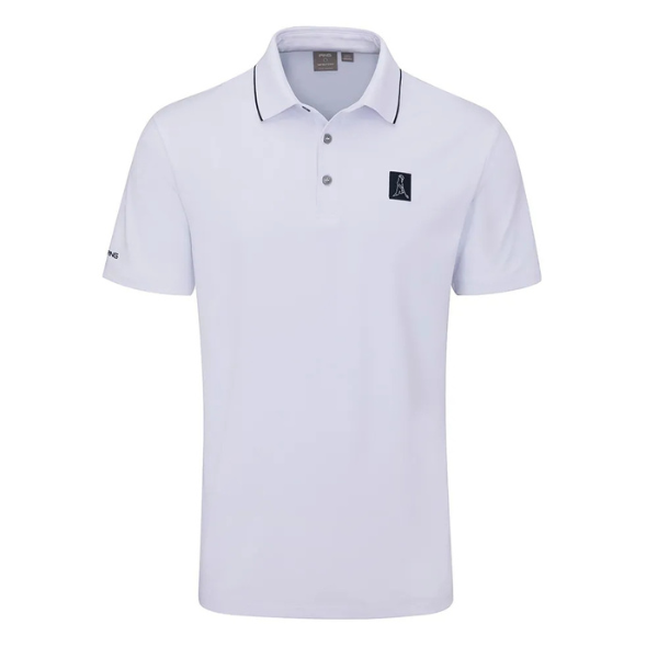 PING Mr PING II Men's Polo [WHITE][S]