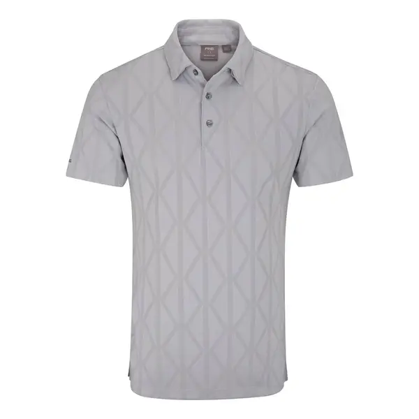 PING Lenny Men's Polo [QUIET GREY][S]