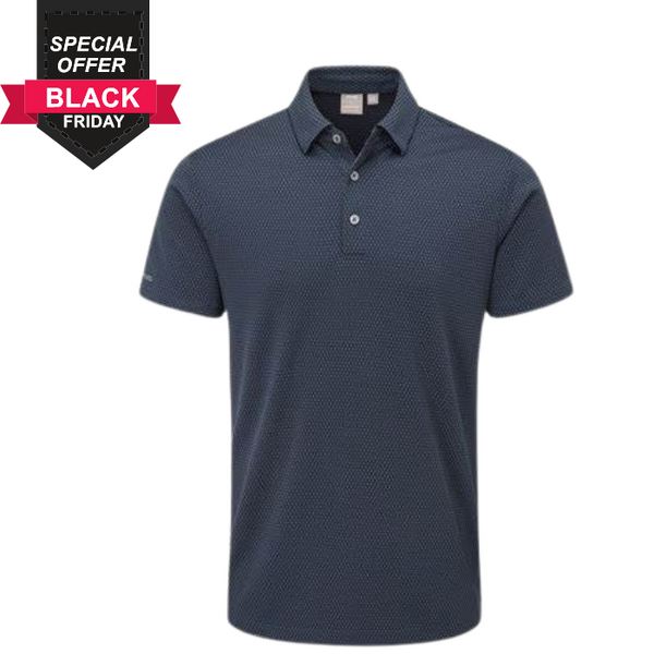 PING Halcyon Men's Polo [OXFORD BLUE][S]