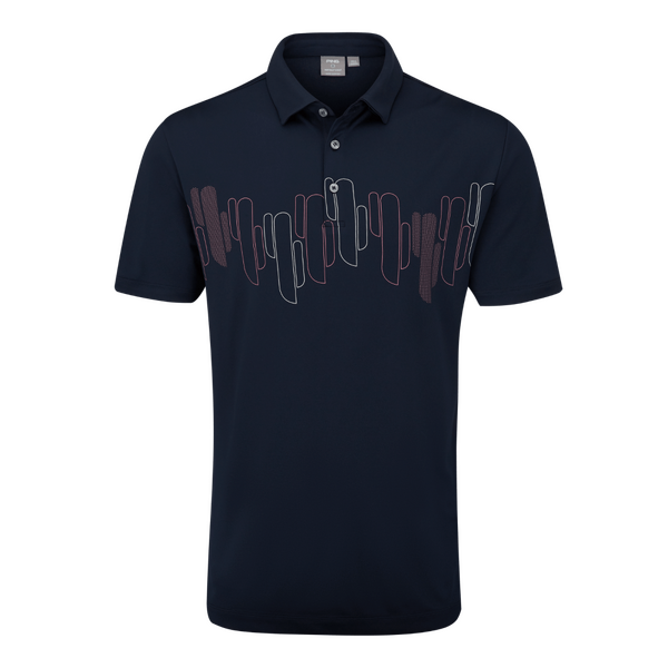 PING Arizona Cactus Men's Polo [NAVY][L]