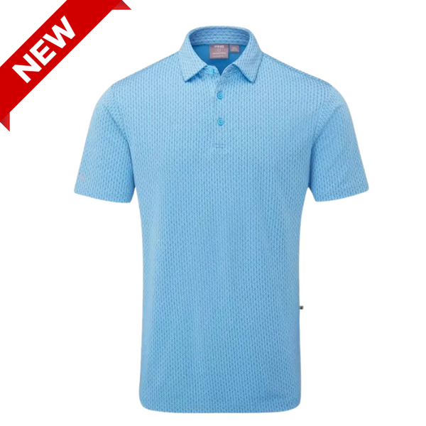 PING Hershel Men's Polo [BALTIC SEA MULTI][M]