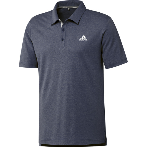 adidas Drive Heather Golf Polo - Navy [Size:Small]