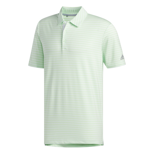 adidas Ultimate365 Stripe Polo Shirt - Green [Size:Small]
