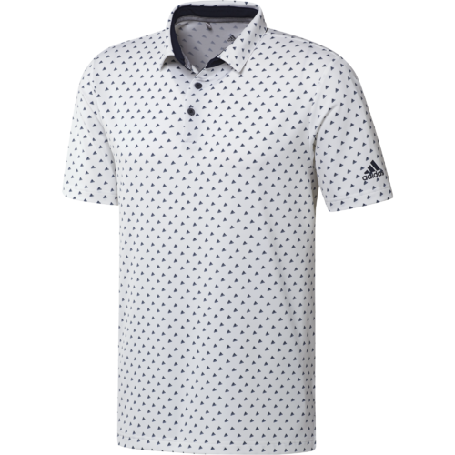 adidas Ultimate365 Badge of Sport Polo - White [Size:Small]