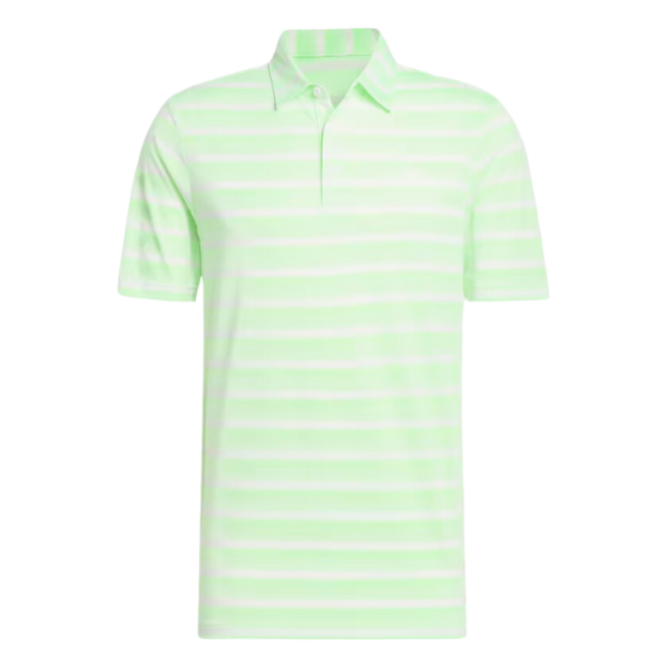 Adidas Two Colour Striped Men's Polo [SPARK/JADE][M]