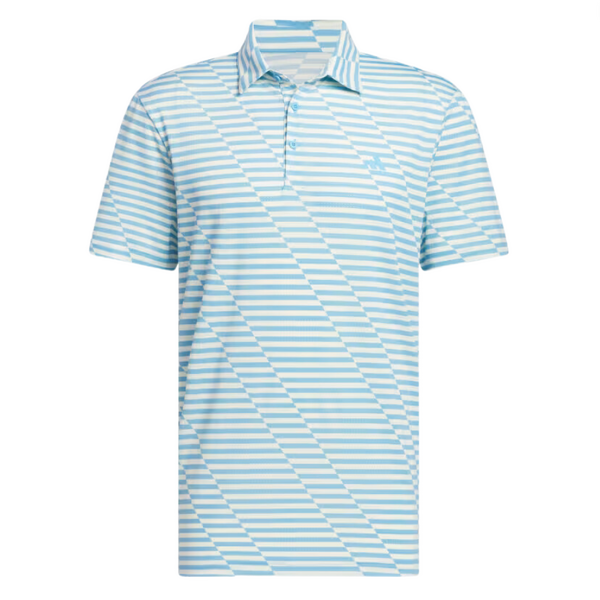 Adidas Golf Ultimate 365 Mesh Print Men's Polo [BLU/IVY][M]
