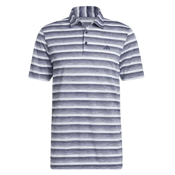 Adidas Two Colour Men's Striped Polo [NAVY/WHT][S]