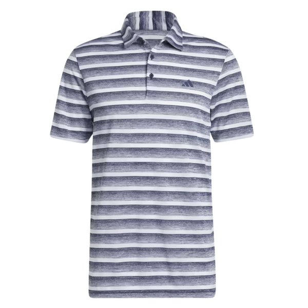 Adidas Two Colour Men's Striped Polo [NAVY/WHT][M]