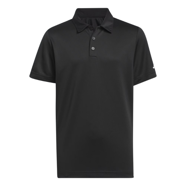 Adidas Short Sleeve Kids Polo [BLACK][7-8 YRS]