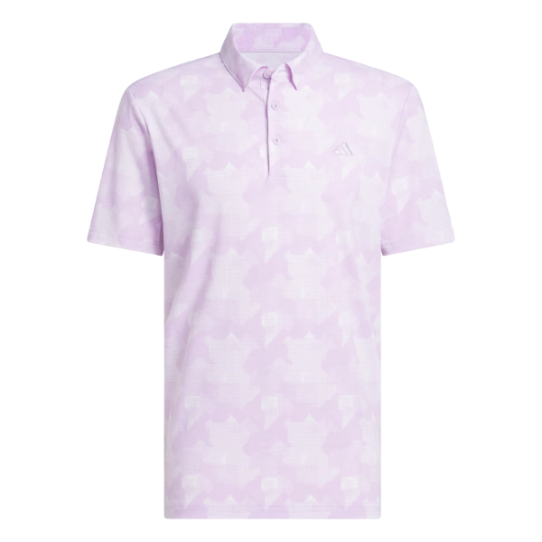 Adidas Go-To Printed Men's Polo [POW PLM/WHT][S]