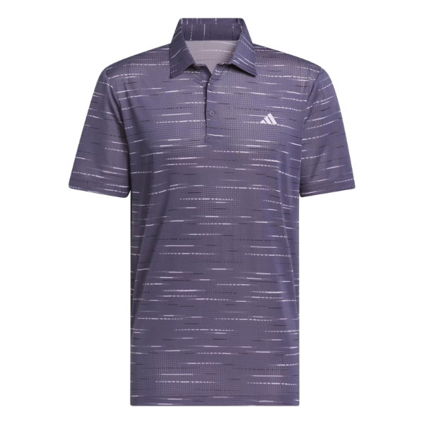Adidas Ultimate Mesh Glimmer Men's Polo [PRE VIOL][S]
