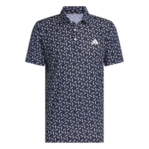 Adidas Ultimate Mesh Print Climacool Polo [COLL NAVY][S]