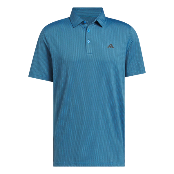 Adidas Performance Textured Men's Polo [LUC BLU/BLK][S]