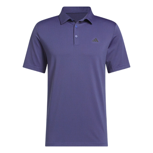Adidas Performance Textured Men's Polo [DUAL IND/BLK][S]