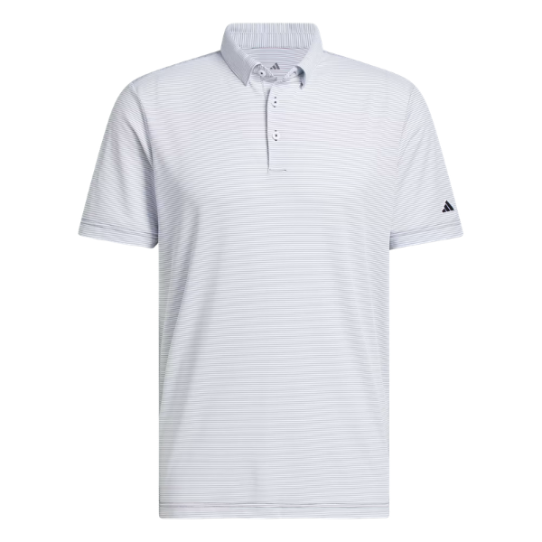 Adidas Ultimate Pencil Stripe Men's Polo [WHT/NVY][S]