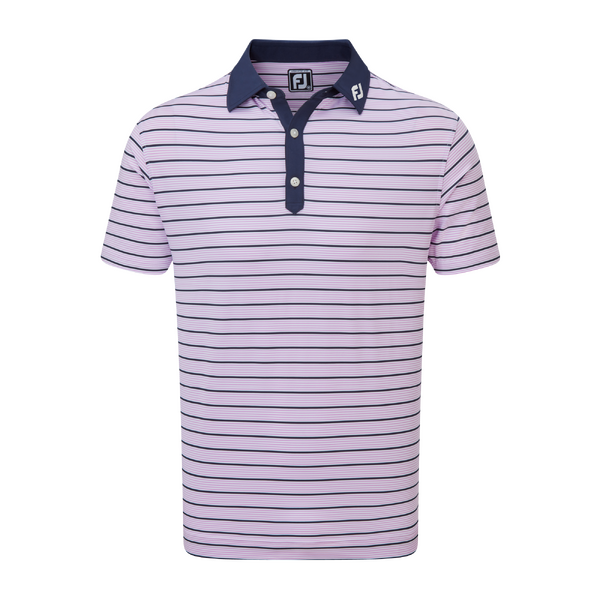 FootJoy Accented Stripe Men's Polo [LAV/WH/NVY][Size: S]