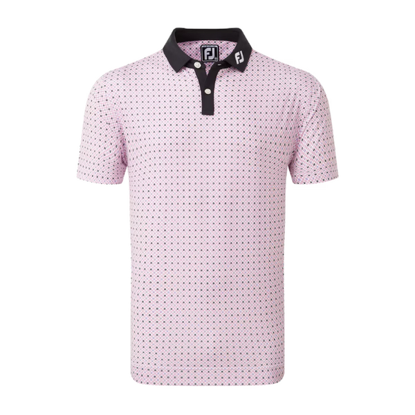 FJ Circle Print Men's Polo [BLK/ORC/VIO/WHT][XXL]