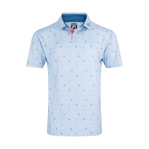 FJ Parachute Print Men's Polo [MIST][S]