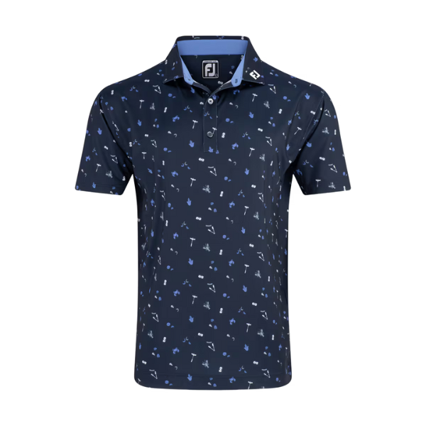 FJ Clam Bake Print Men's Polo [NAVY][S]