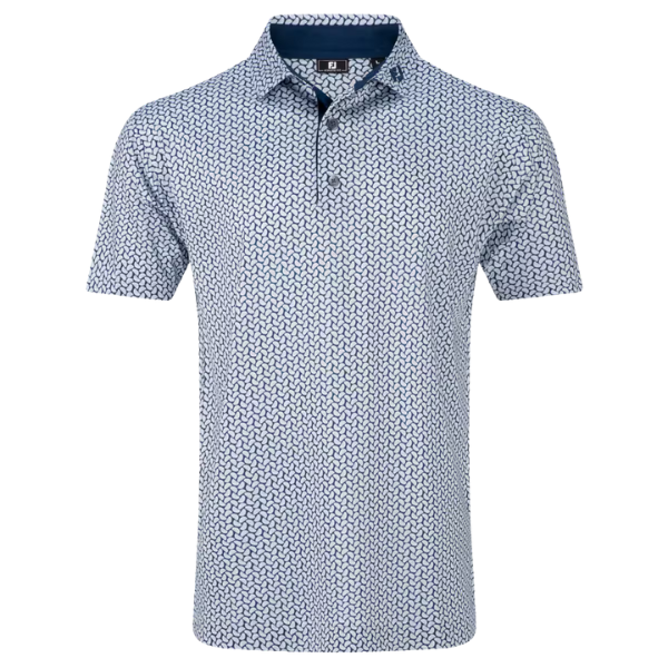 FJ Citrus Print Men's Polo [GRY/NVY][S]