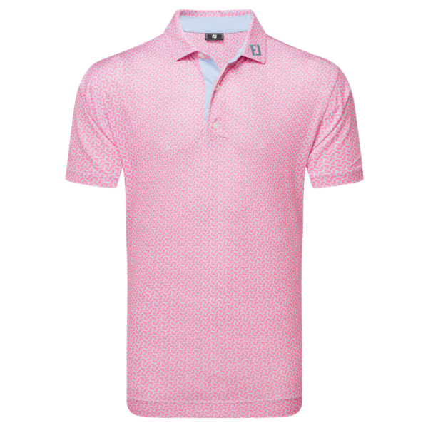 FJ Citrus Print Men's Polo [LEM/SKY][XXL][S]