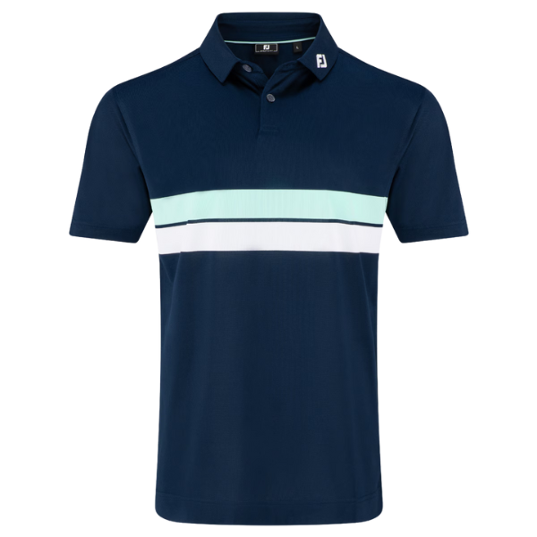 FJ Double Chest Band Men's Polo [NAVY][S]