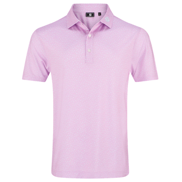 FJ Bird Print Men's Polo [ORC/ICE][S]