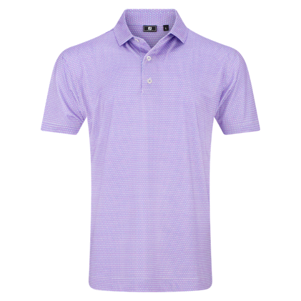 FJ Stellar Print Men's Polo [PNK/VIO/WHT][S]