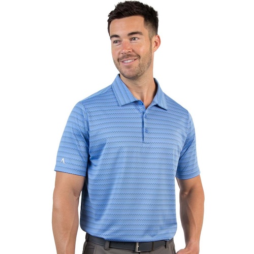 Antigua SS Boardwalk Polo - Blue [Size:Small]