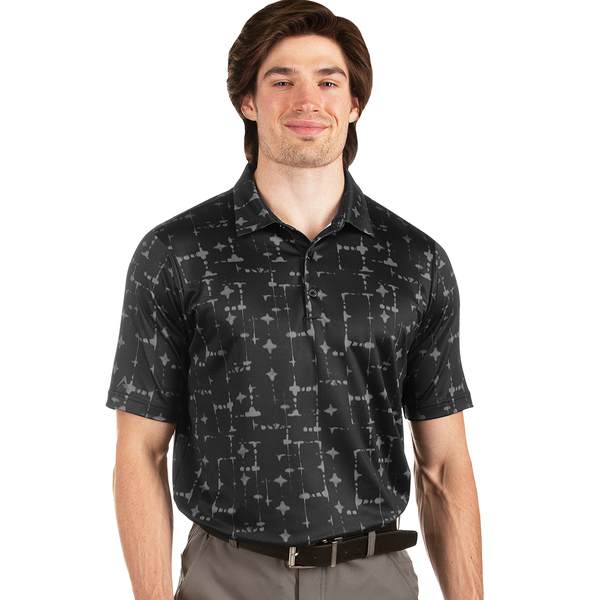 Antigua Theorem Men's Golf Polo [BLK] [Size: M]