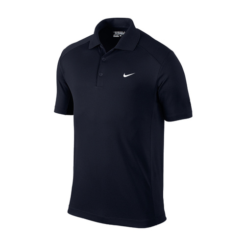 Nike Mens Dri-Fit UV Tech Polo Black [Size: Small]