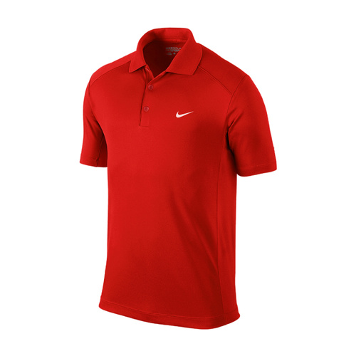 Nike Mens Dri-Fit UV Tech Polo - Action Red [Size: Small]