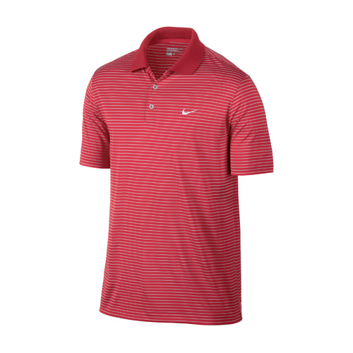 Nike Victory Stripe Mens Polo - Daring Red [Size: Small]