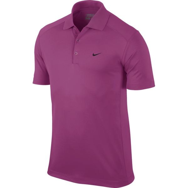 Nike Men s Dri Fit UV Tech Polo MULBERRY
