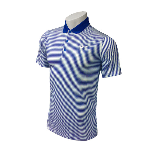 Nike Victory Mini Stripe LC Polo - Game Royal/White [Size: Small]