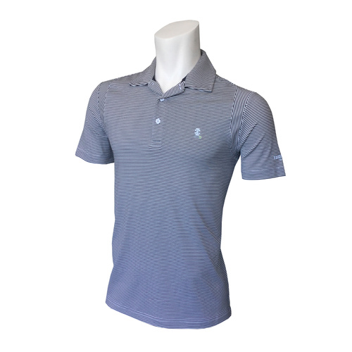 IZOD Greenie Feeder Stripe Polo - Midnight [Size: Small]