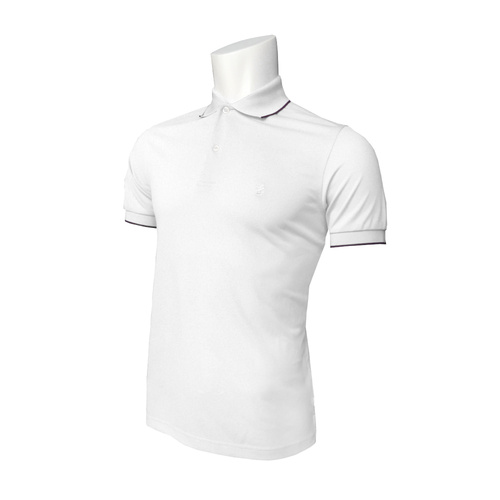 IZOD SS Solid Ply Piq Polo - Bright White [Size: Small]