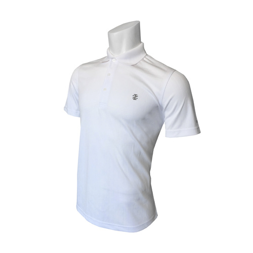 IZOD SS PD Jacquard Polo - Bright White (Small)