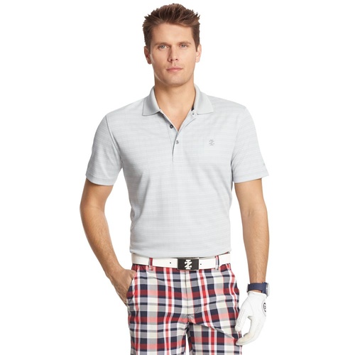 IZOD SS PD Jacquard Polo - High Rise [Size: Small]