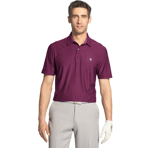 IZOD SS Title Holder Polo - Purple Potion [Size:Small]