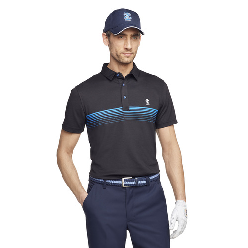 IZOD High Density Chest Polo - Black [S]