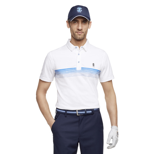 IZOD High Density Chest Polo - White - IZOD Golf